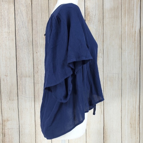 NWT Modcloth Navy Blue top - Picture 4 of 8